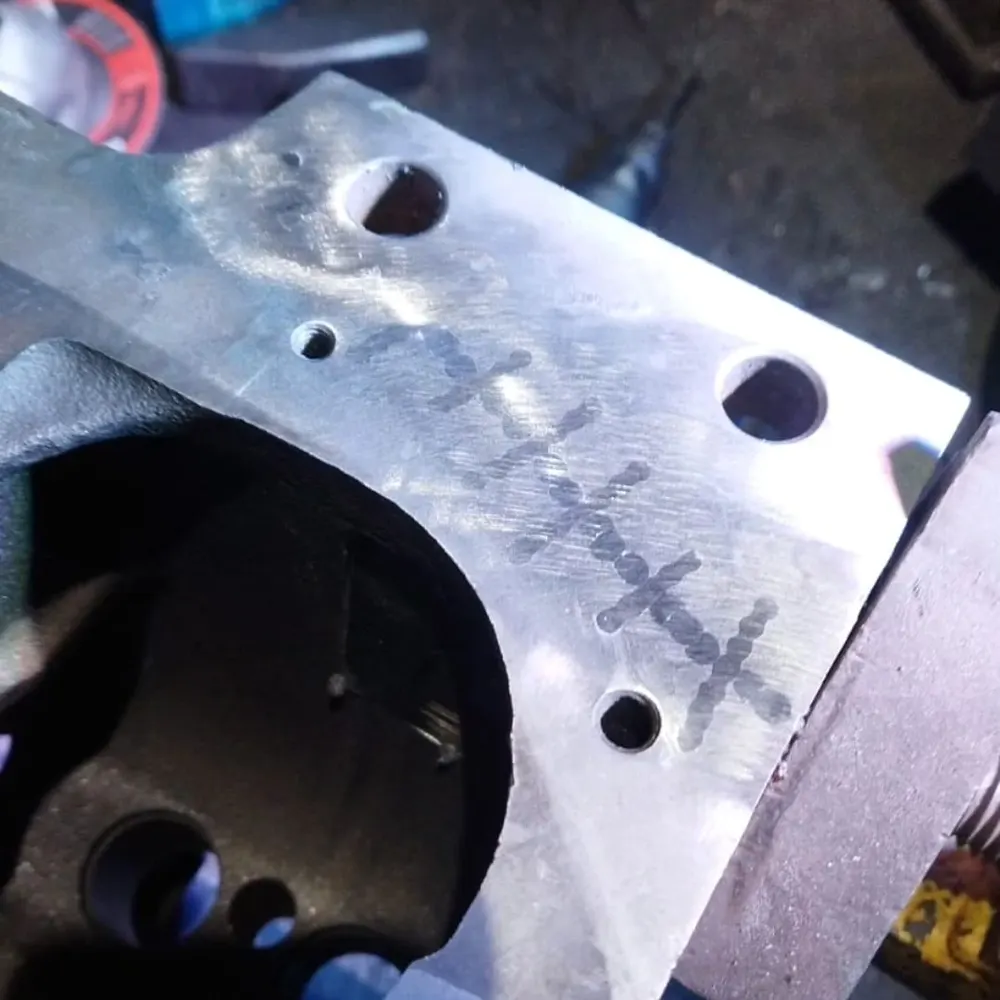 Reparación en frío, trabajo de Metalock Uruguay