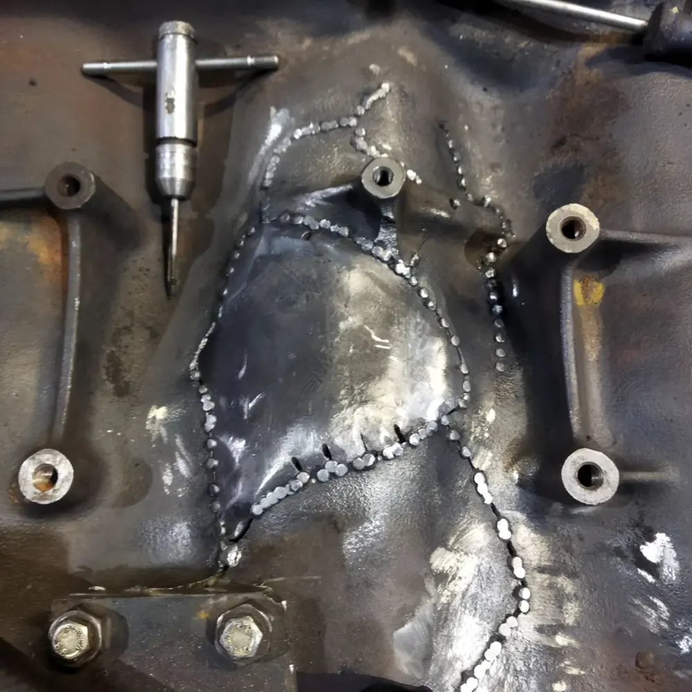 Reparación en frío, trabajo de Metalock Uruguay