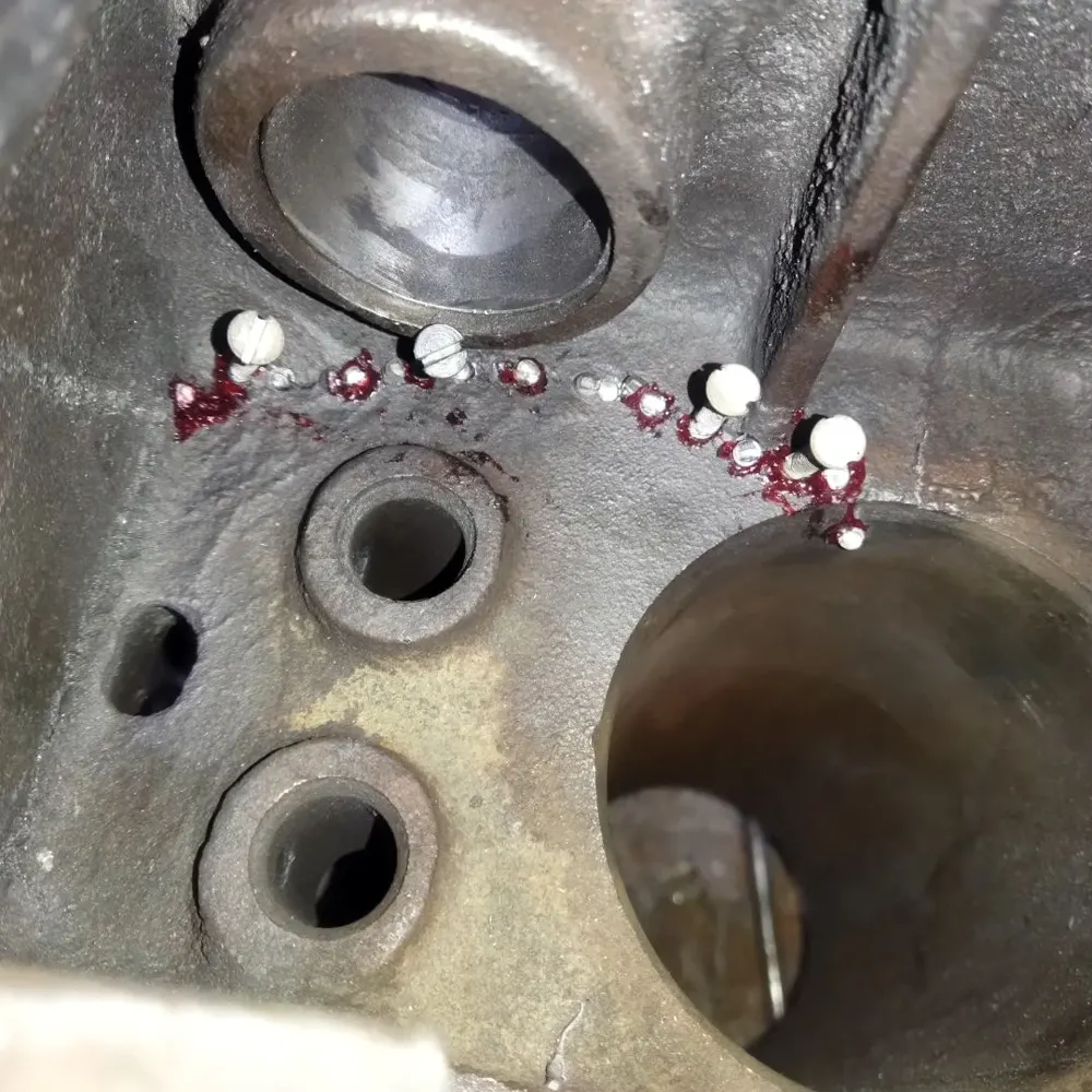 Reparación en frío, trabajo de Metalock Uruguay