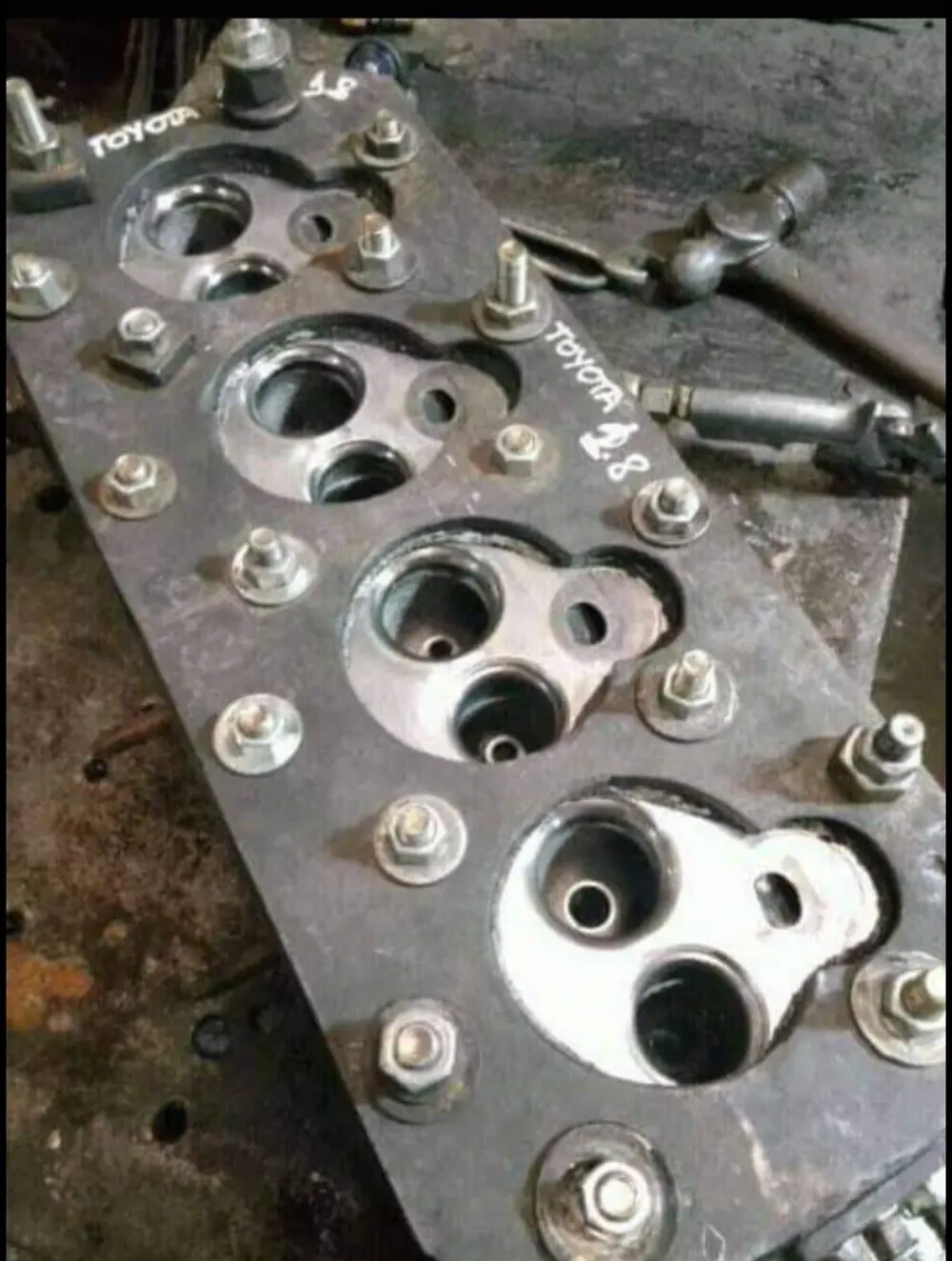 Pruebas hidráulicas, trabajo de Metalock Uruguay