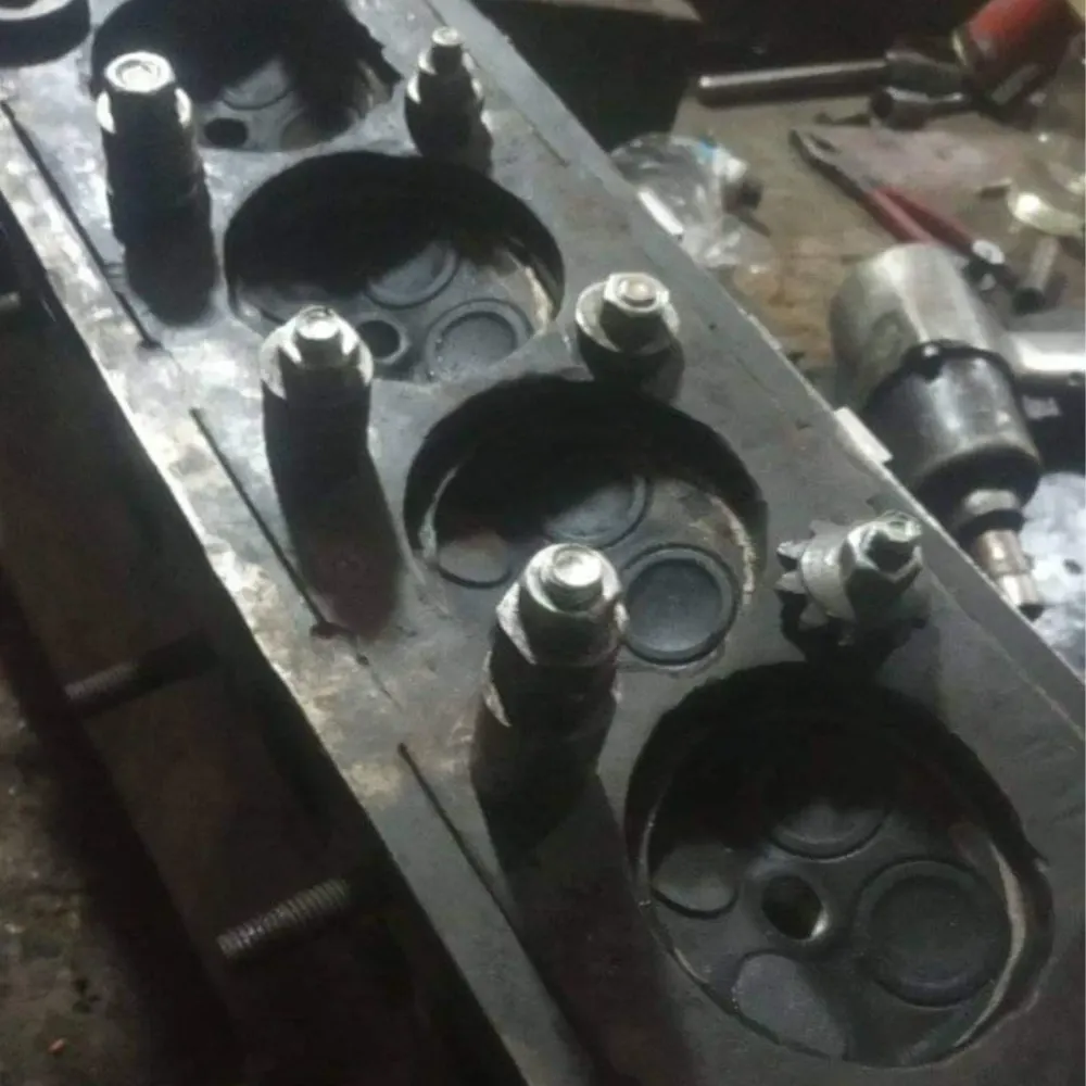 Pruebas hidráulicas, trabajo de Metalock Uruguay