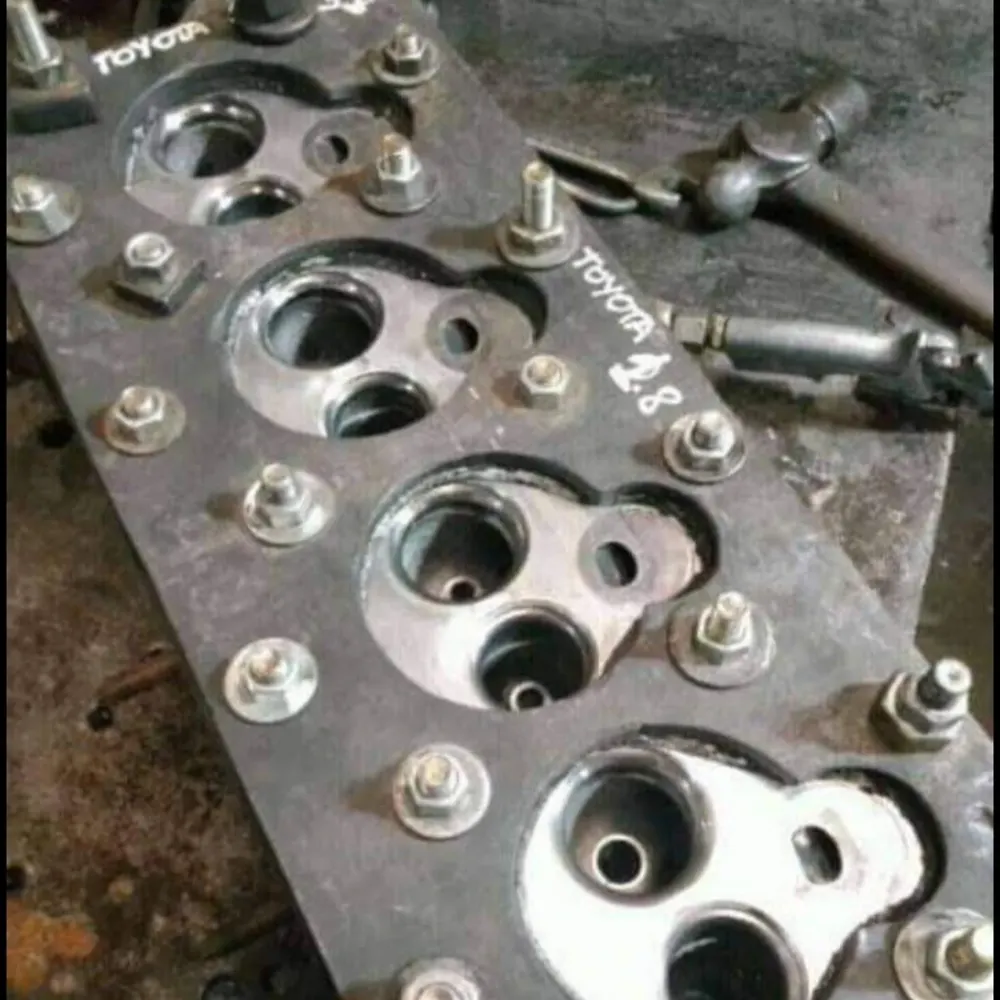 Pruebas hidráulicas, trabajo de Metalock Uruguay