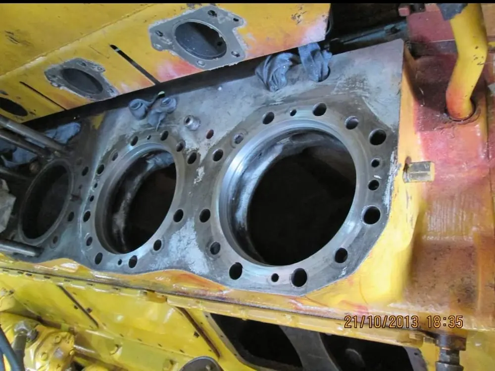 Rectificados navales in situ, trabajo de Metalock Uruguay